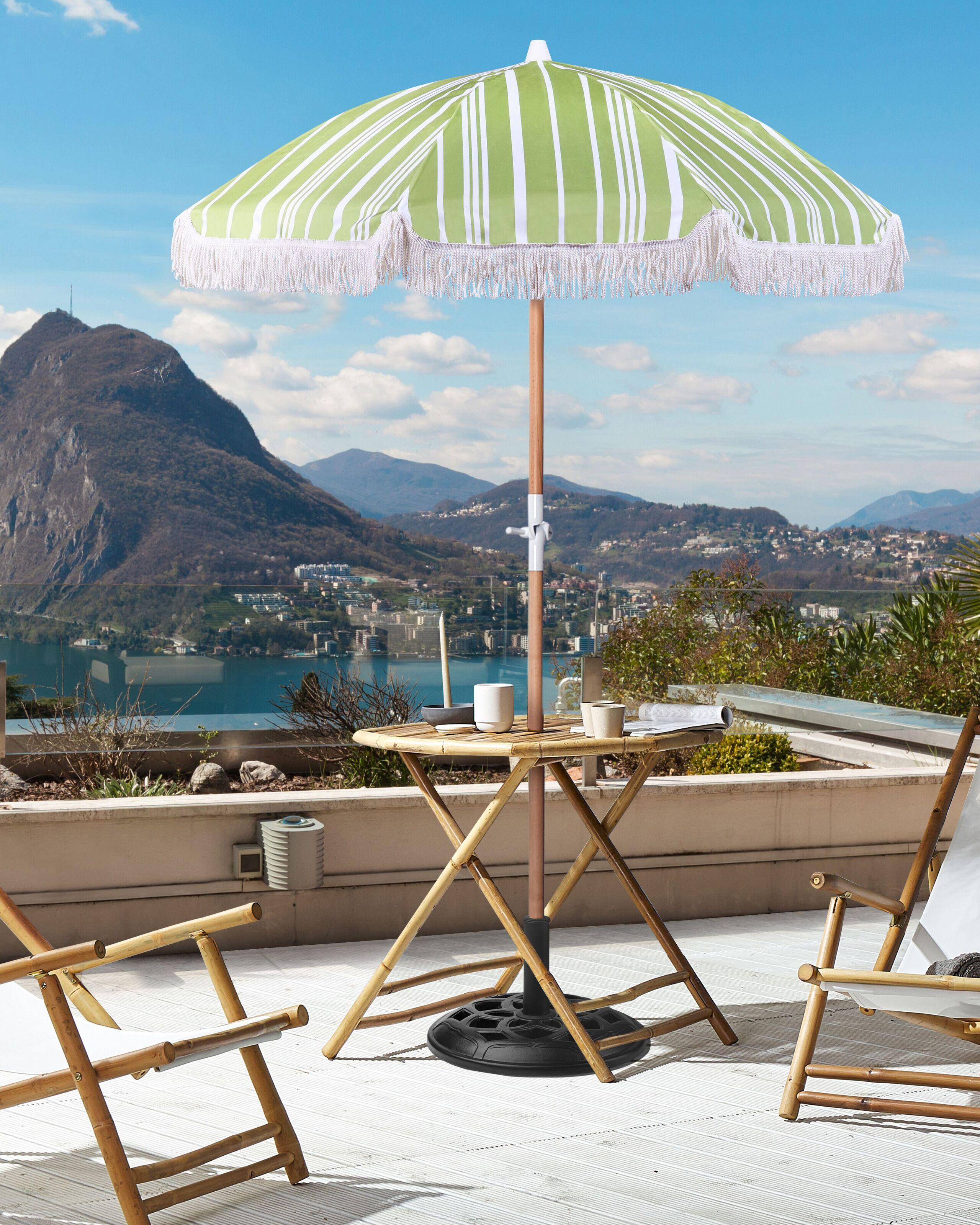 Beliani Ombrellone da giardino en Tessuto MONDELLO  