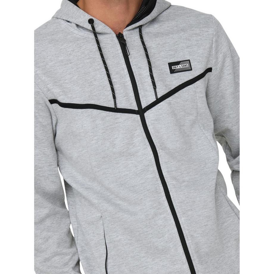 ONLY Veste de Survêtement à Capuche Coupe Régulière  
