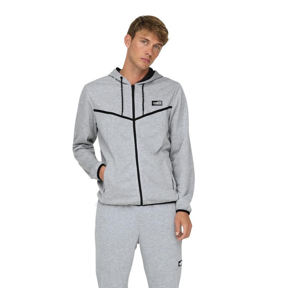 ONLY Veste de Survêtement à Capuche Coupe Régulière  