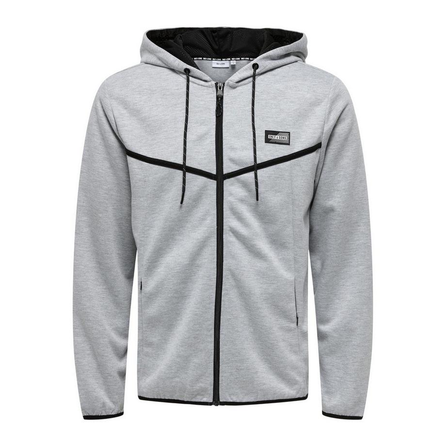 Veste De Survêtement Motiftyle Passepoil Contrasté