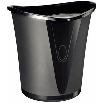 LEITZ Papierkorb Allura 52040095 schwarz 18lt