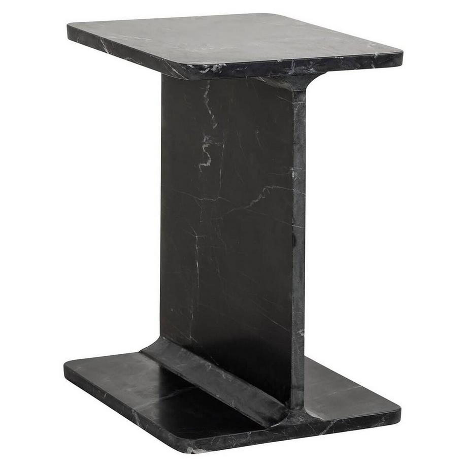 mutoni Table d'appoint Benson noir 38x30  