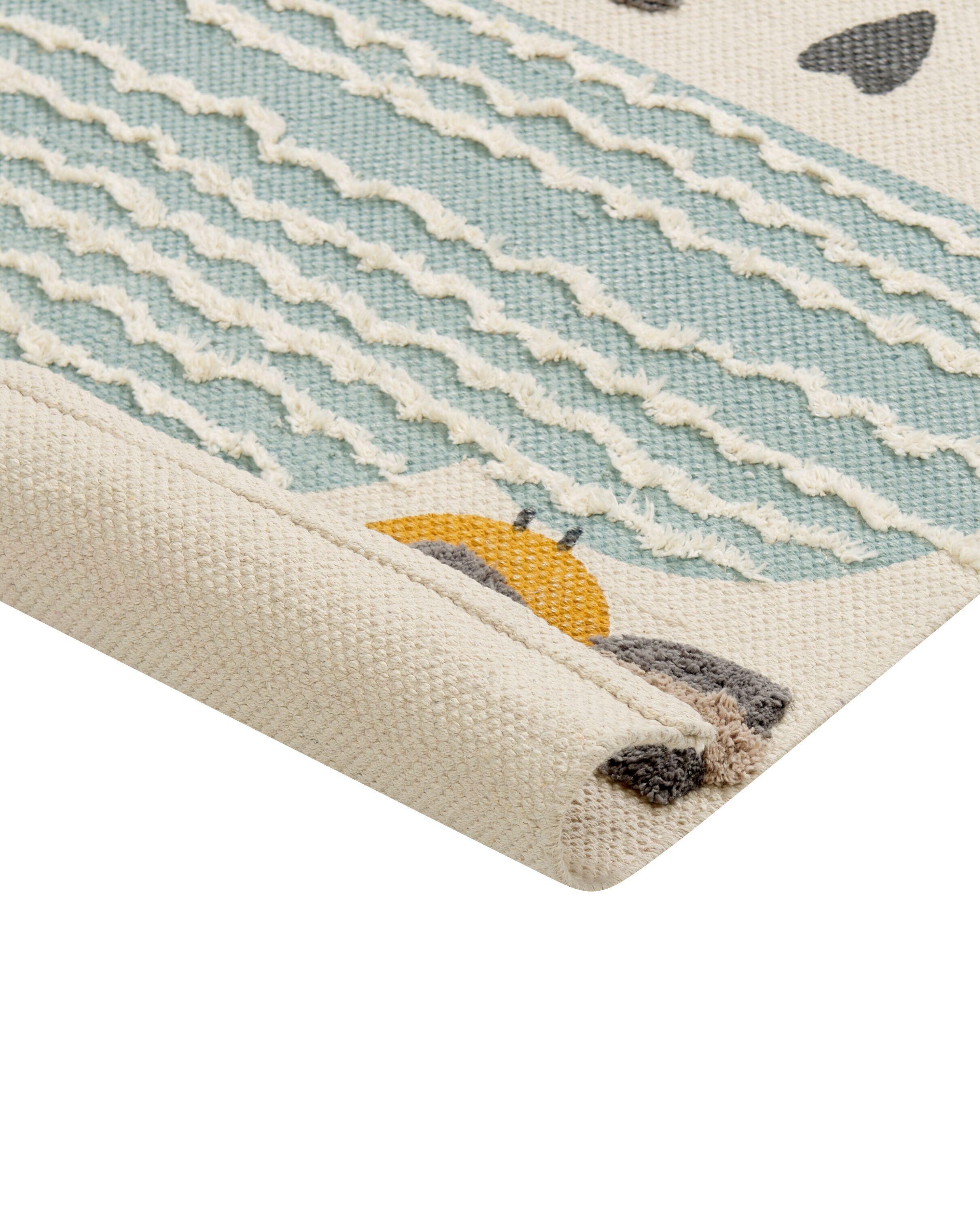 Beliani Tapis enfant en Coton Boho BLANG  