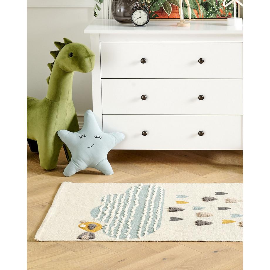 Beliani Kinderteppich aus Baumwolle Boho BLANG  