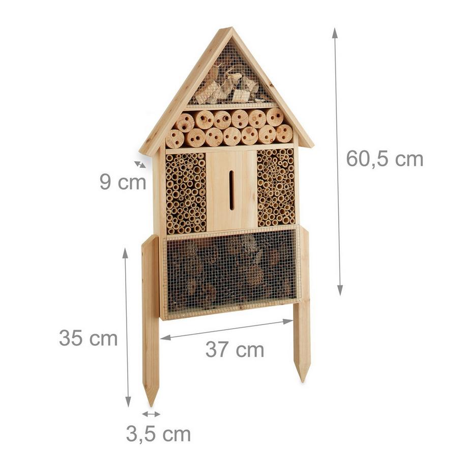 B2X Hotel per insetti taglia naturale L  