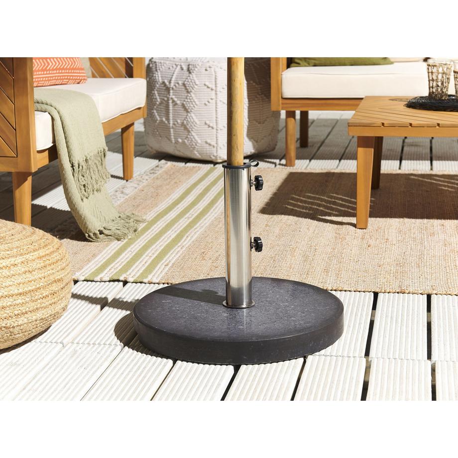 Beliani Sonnenschirmfuss aus Granit  CEGGIA  