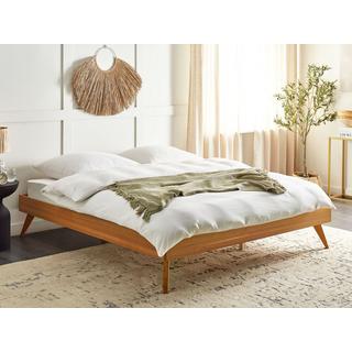 Beliani Bett mit Lattenrost aus MDF-Platte Retro BERRIC  