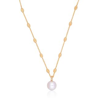 MUAU Schmuck  Collier Roségold 750 Akoya Perle 8-8.5mm 