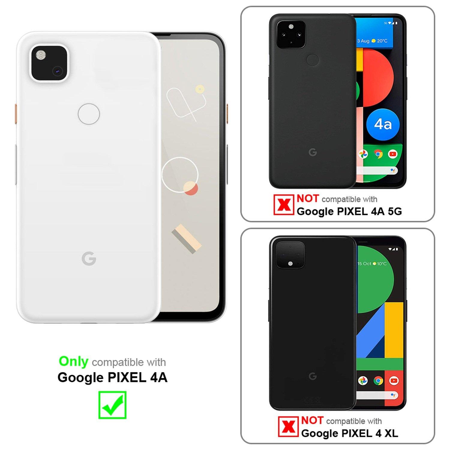 Cadorabo  Hülle für Google PIXEL 4A Magnetverschluss, Kartenfach 