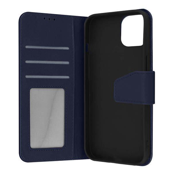 Avizar  Custodia in Pelle iPhone 13 Mini Blu 