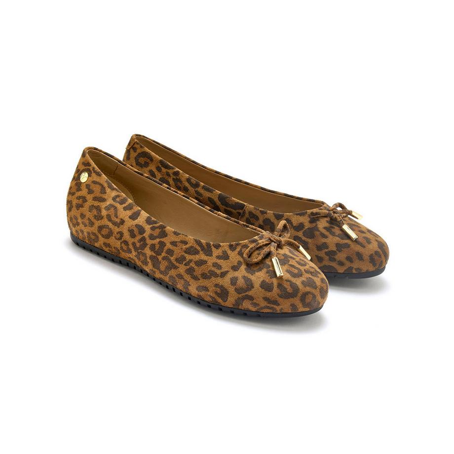 Pédiconfort  damen ballerinas aus veloursleder 