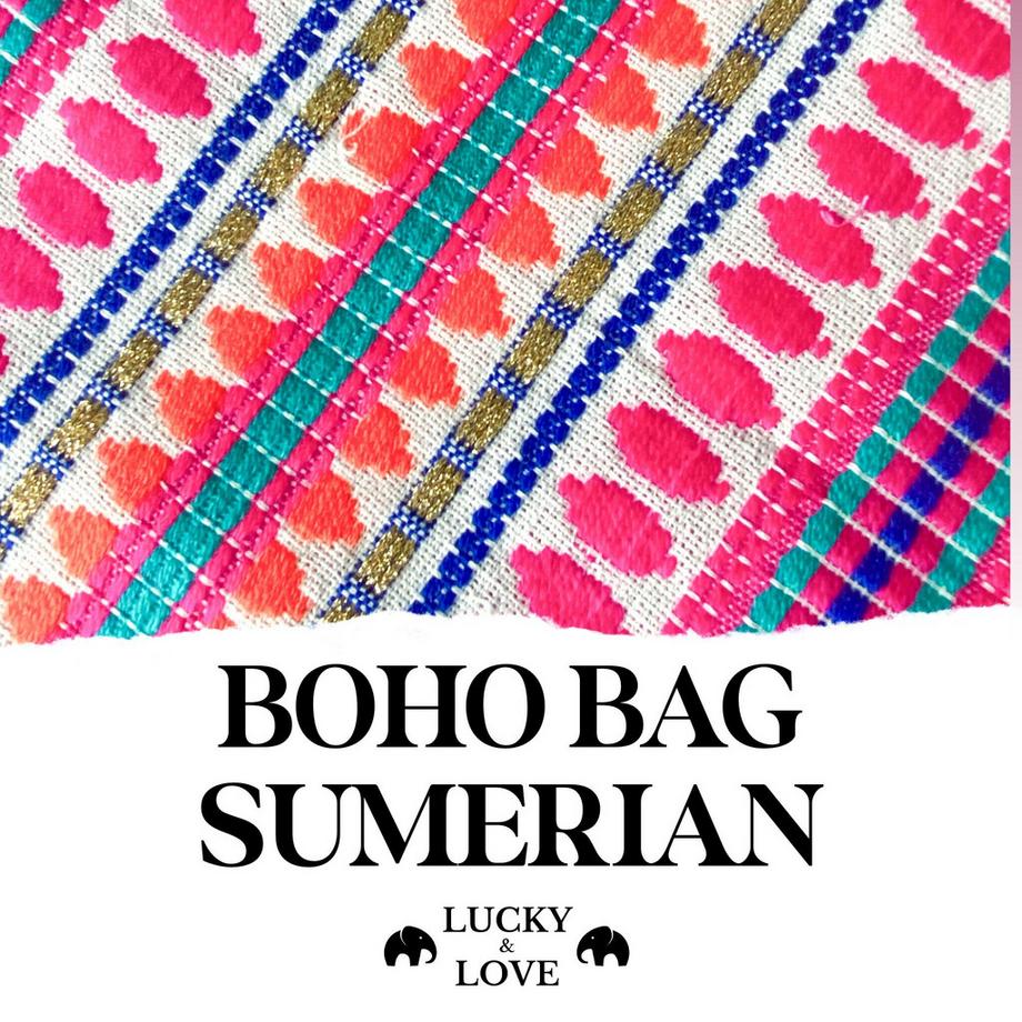 LUCKY & LOVE Sumerischer gewobener Shopper  