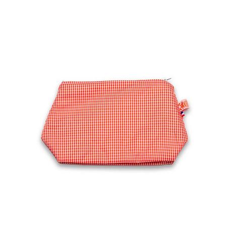   Bio-Baumwoll-Kulturtasche in Gingham 