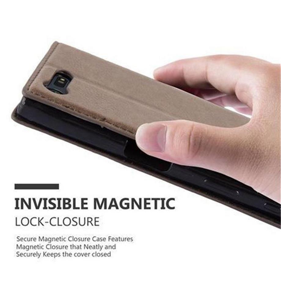 Cadorabo  Hülle für Sony Xperia X COMPACT Magnetverschluss, Kartenfach 