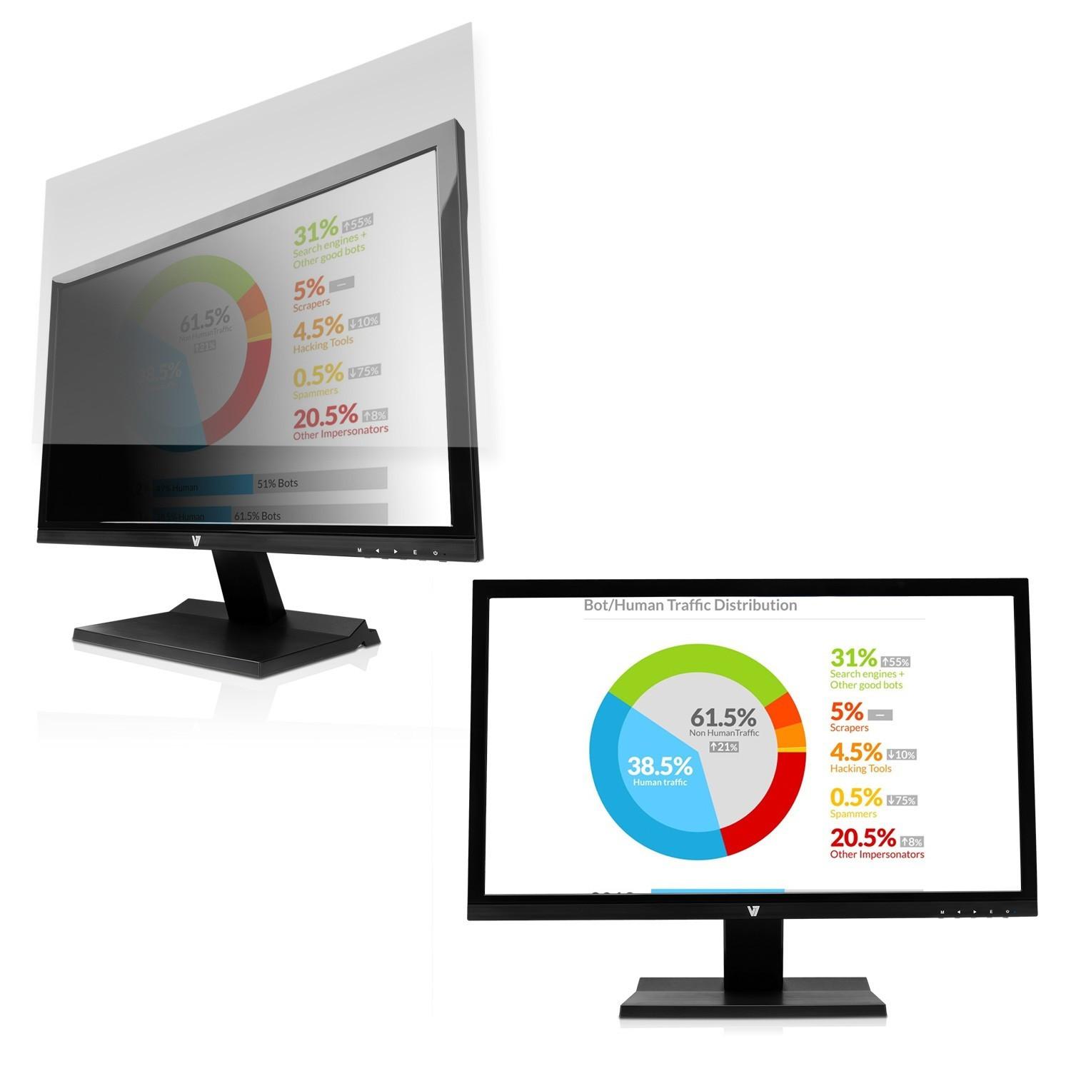 V7  23.8" Filtre écran de confidentialité pour PC et Notebook 