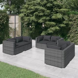 VidaXL Garten-lounge-set poly-rattan  