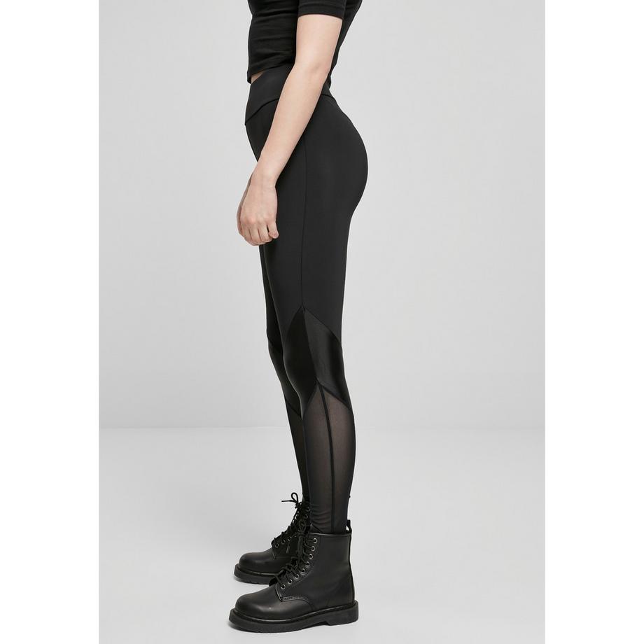 URBAN CLASSICS High Waist Mixed Tech Leggings  