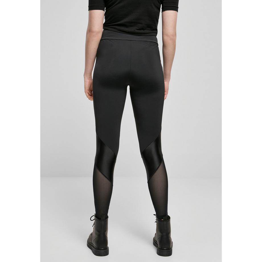 URBAN CLASSICS High Waist Mixed Tech Leggings  