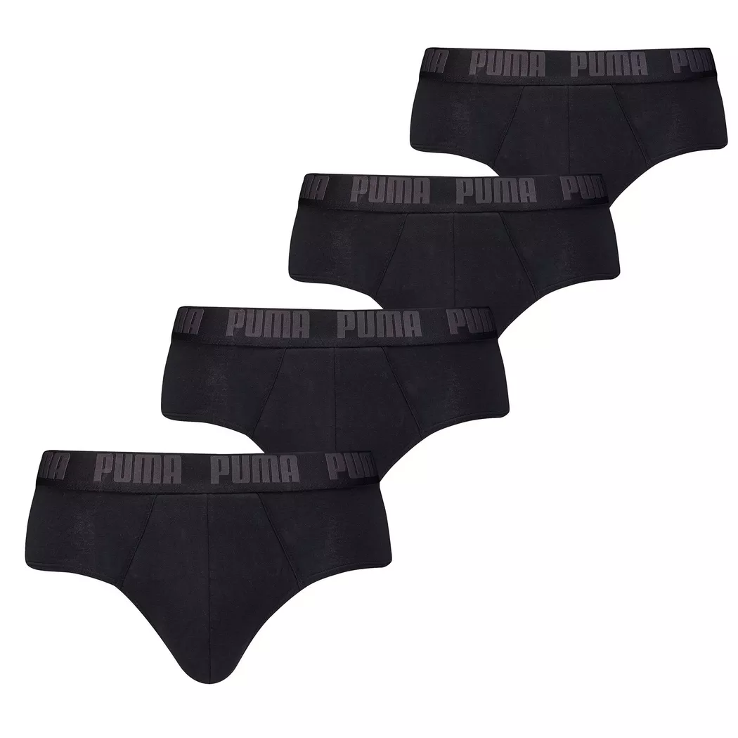 Puma - Scivolone  Aderente alla figura- BASIC BRIEFS 4P ECOM, XL, Nero