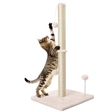 Arbre à chat de 84 cm avec corde en sisal naturel ultime pour chatons