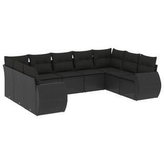 VidaXL set divano da giardino Polirattan  