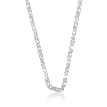Collier Königskette Silber 925, 3.3mm, 45cm