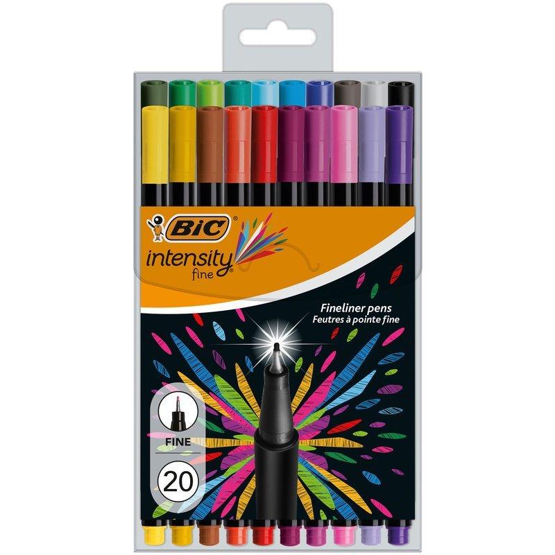 BiC BIC Finliner Intensity F 0.32mm 953035 20 Farben  