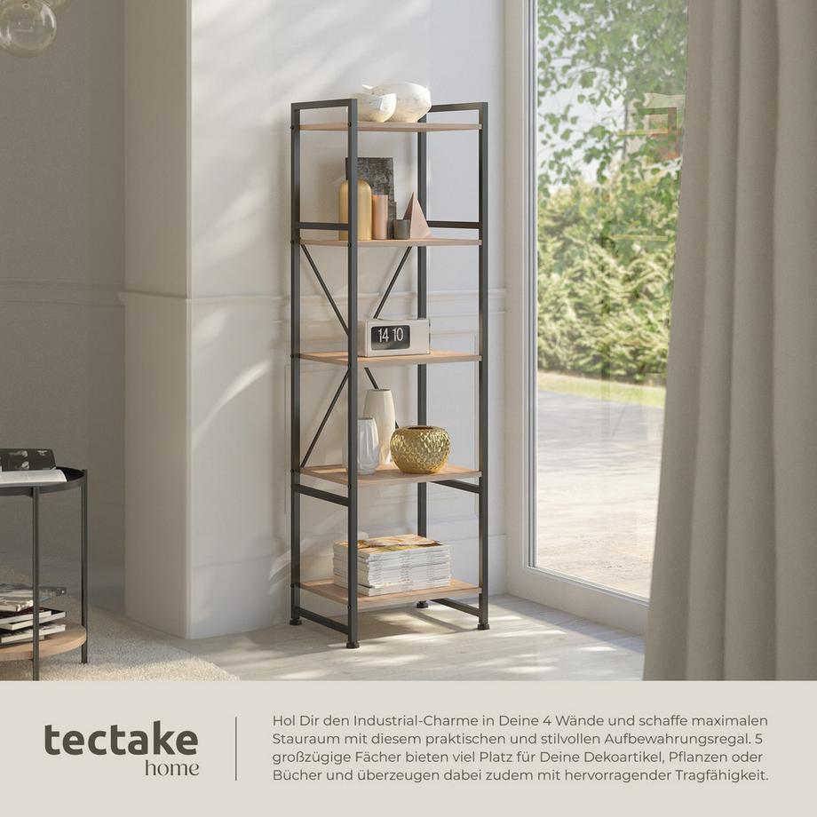 Tectake Étagère MANCHESTER style industriel  