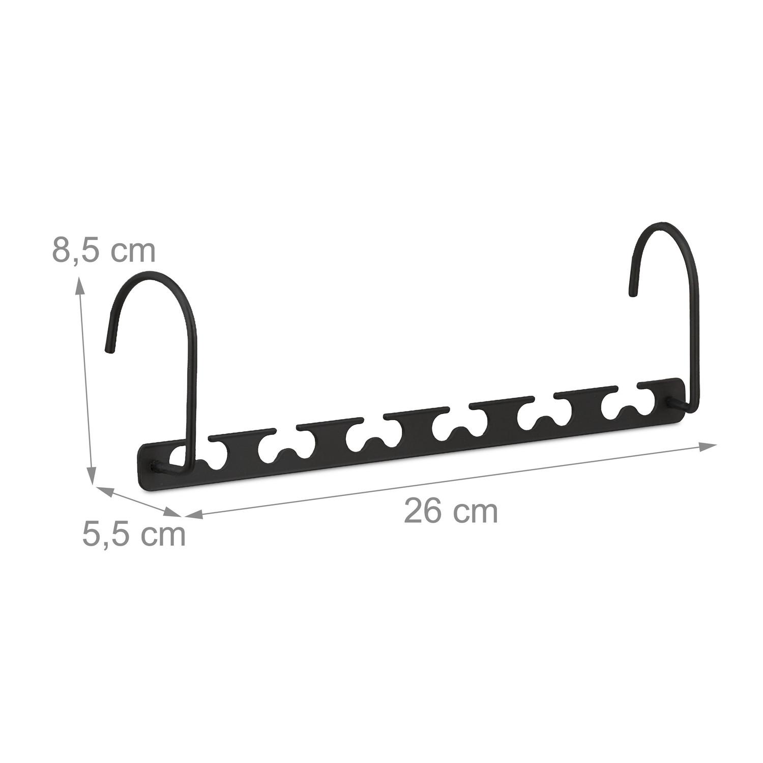 B2X Platzsparende Kleiderbügel, 6 Stück,  
