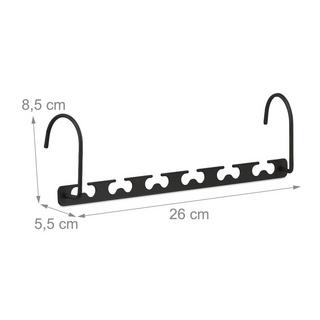 B2X Platzsparende Kleiderbügel, 6 Stück,  