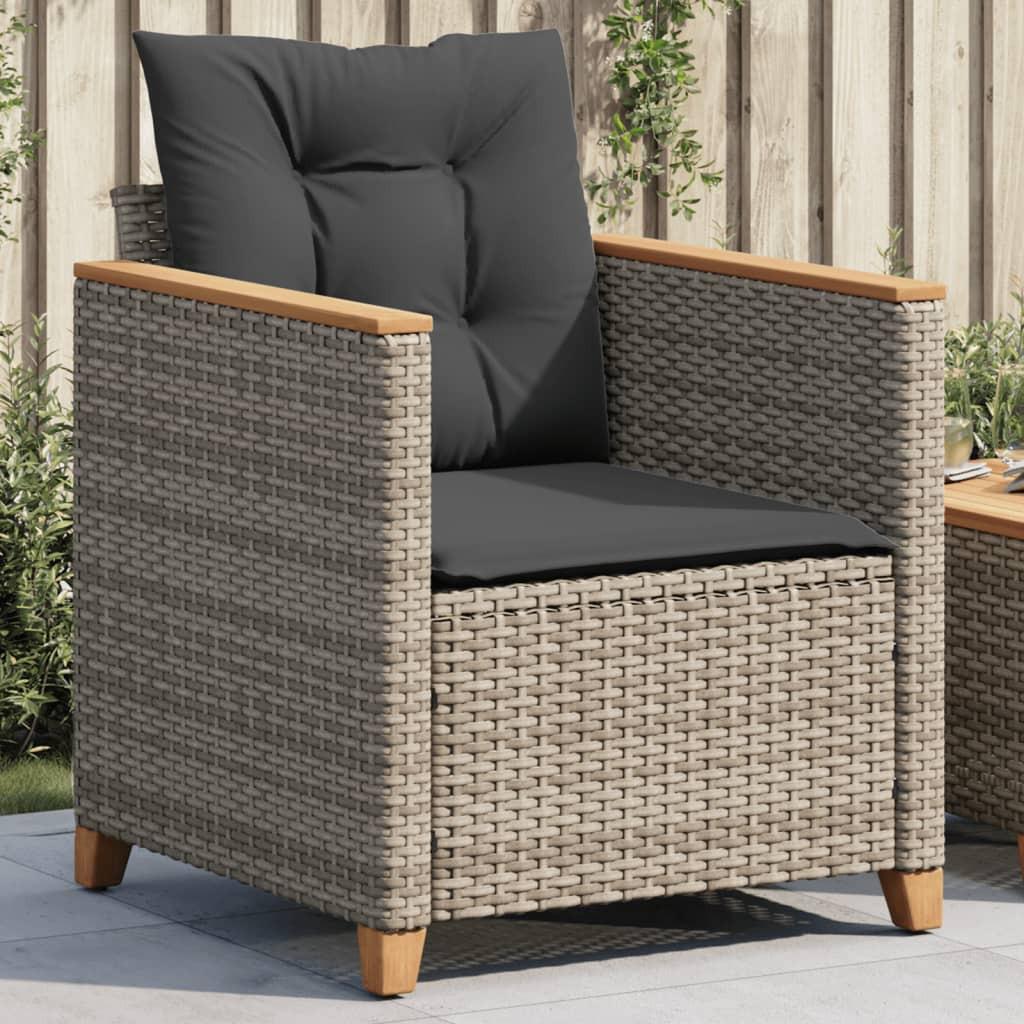 VidaXL Chaise de jardin rotin synthétique  