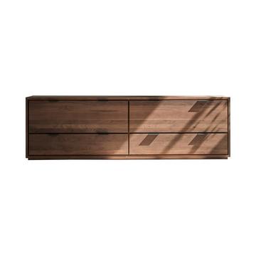 TV-Schrank aus massivem Nussbaum 180 cm Senson