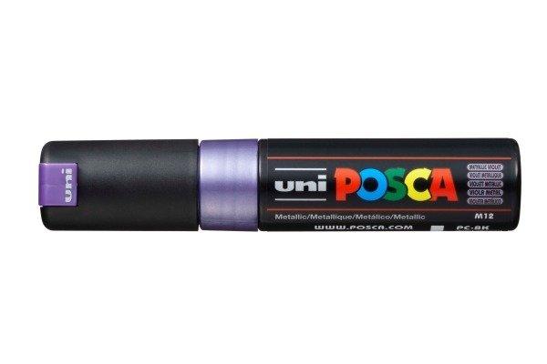 uni-ball UNI-BALL Posca Marker 8mm PC8KMET.VIOL MET Metal.violet,Keilsp  