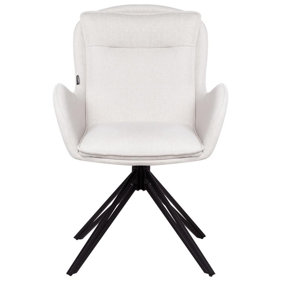 Beliani Set di 2 sedie da pranzo en Tessuto Moderno AVELAR  