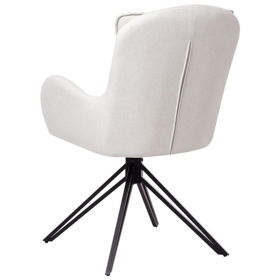 Beliani Set di 2 sedie da pranzo en Tessuto Moderno AVELAR  