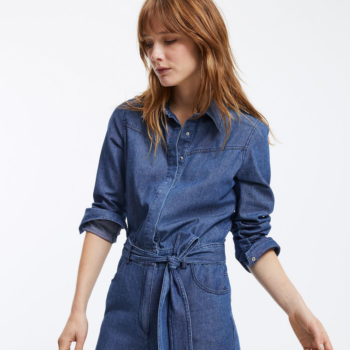 La Redoute Collections  Jumpsuit aus Light-Denim 