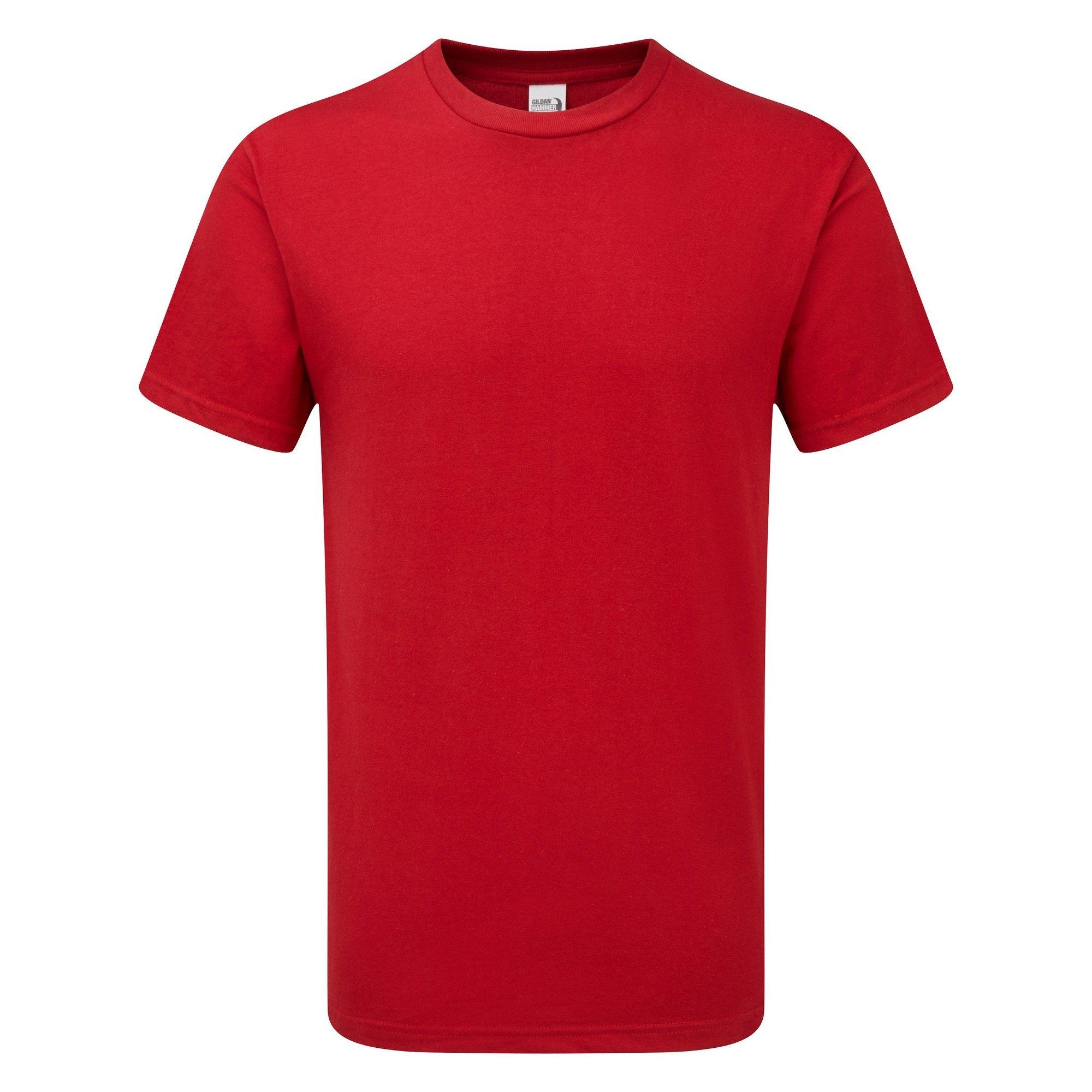 Image of Hammer Heavyweight Tshirt Herren Rot Bunt 3XL