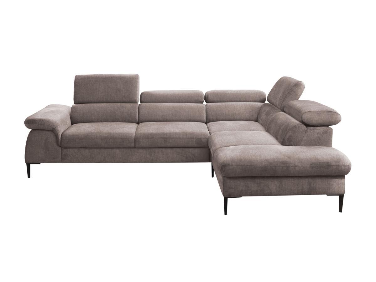 PASCAL MORABITO Divano letto angolare in Tessuto Tortora Angolo a destra SEPINA di PASCAL MORABITO  