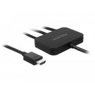 DeLock  DeLOCK 85830 câble vidéo et adaptateur HDMI Type A (Standard) HDMI + Mini DisplayPort + USB Type-C Noir 