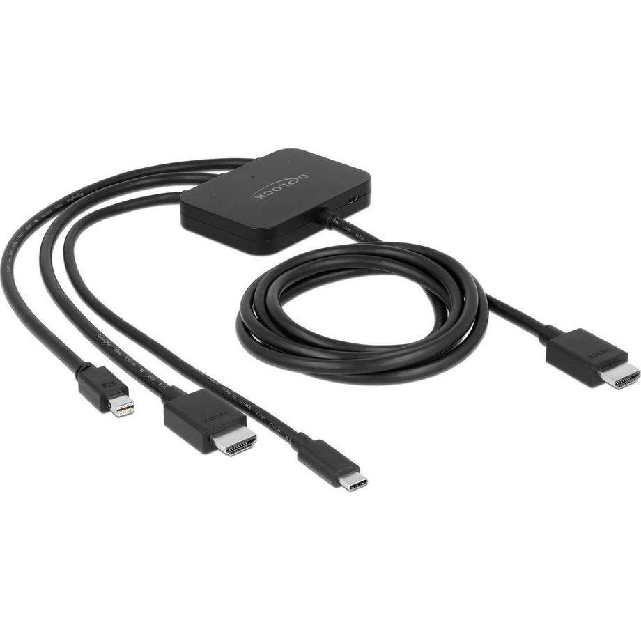 DeLock  Adapter USB-C, HDMI oder Mini-DP zu HDMI 