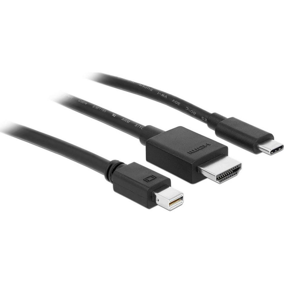 DeLock  Adapter USB-C, HDMI oder Mini-DP zu HDMI 