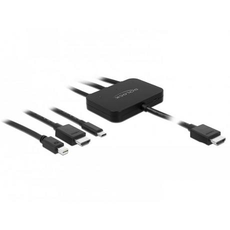 DeLock  Adapter USB-C, HDMI oder Mini-DP zu HDMI 