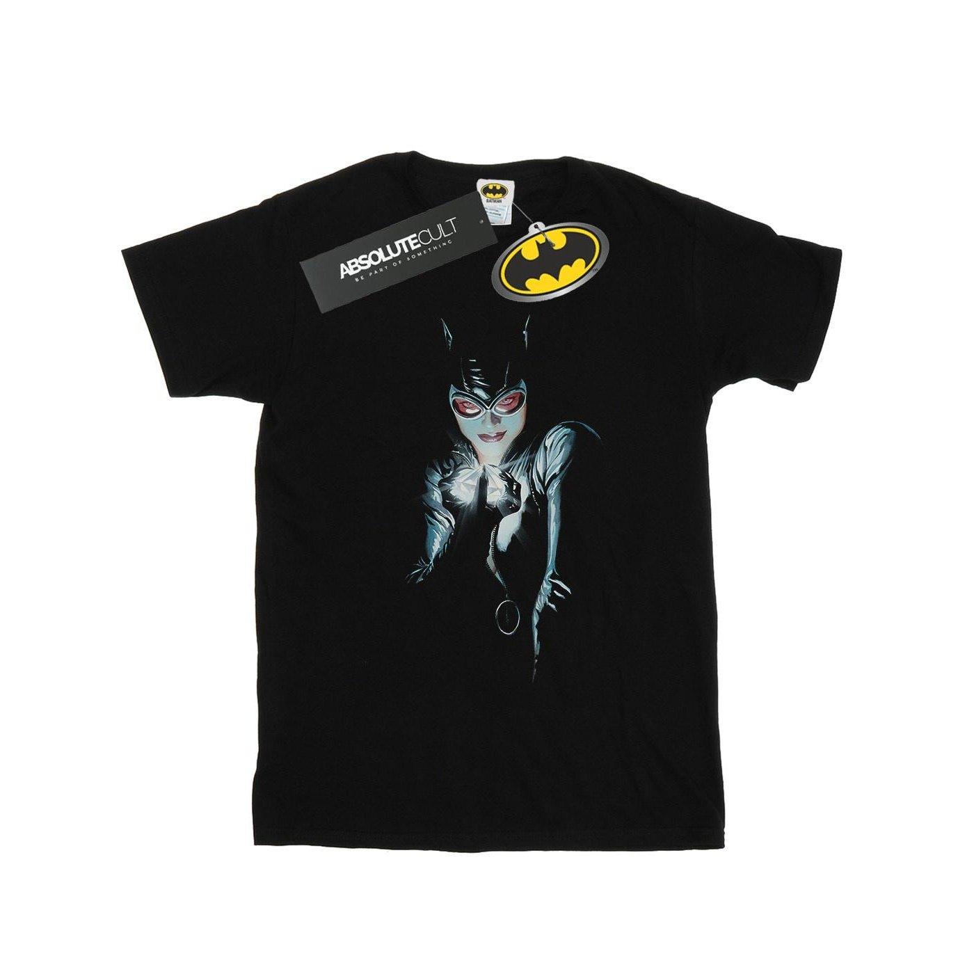 Image of Batman Alex Ross Catwoman Tshirt Damen Schwarz M