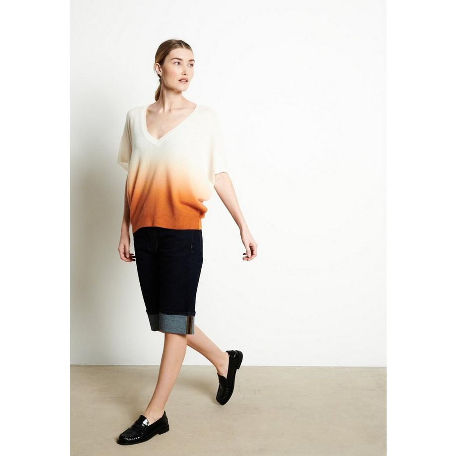 Studio Cashmere8 RIA 7 T-Shirt Col V Tie Dye  