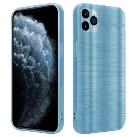 Cadorabo  Housse compatible avec Apple iPhone 11 PRO MAX - Coque de protection en silicone TPU flexible au design brossé 