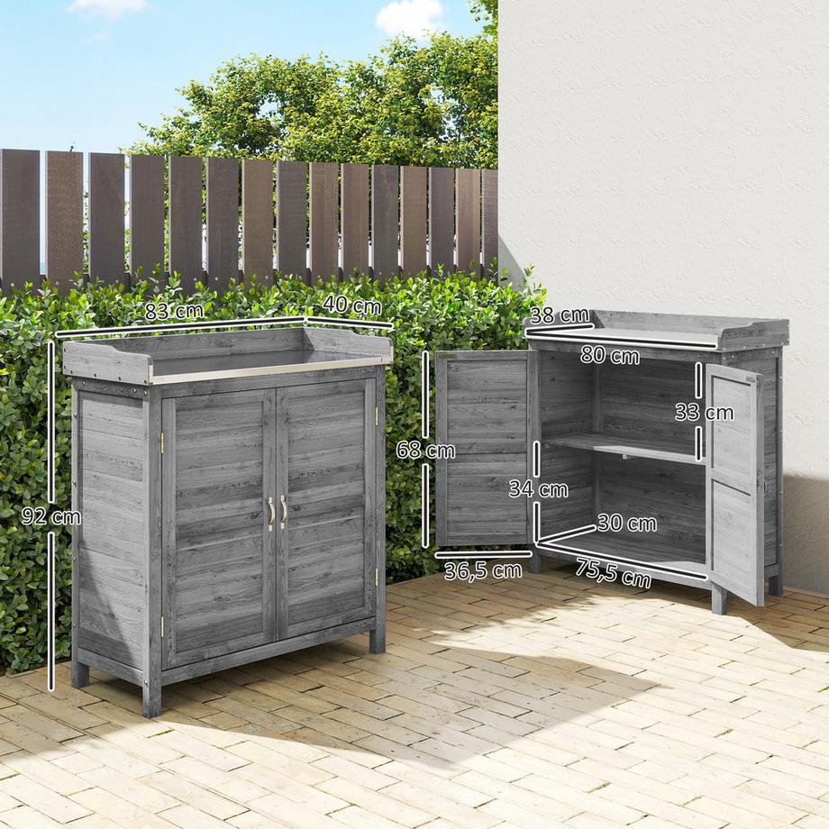 Outsunny Abri de jardin  
