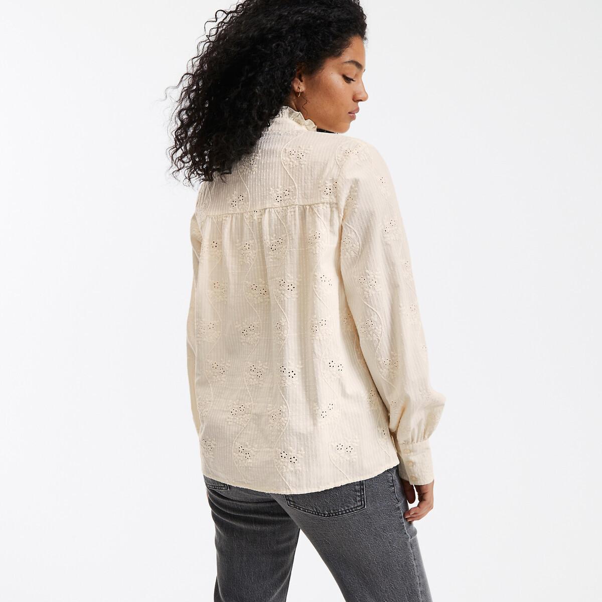 La Redoute Collections  Umstandsbluse mit Lochstickerei 