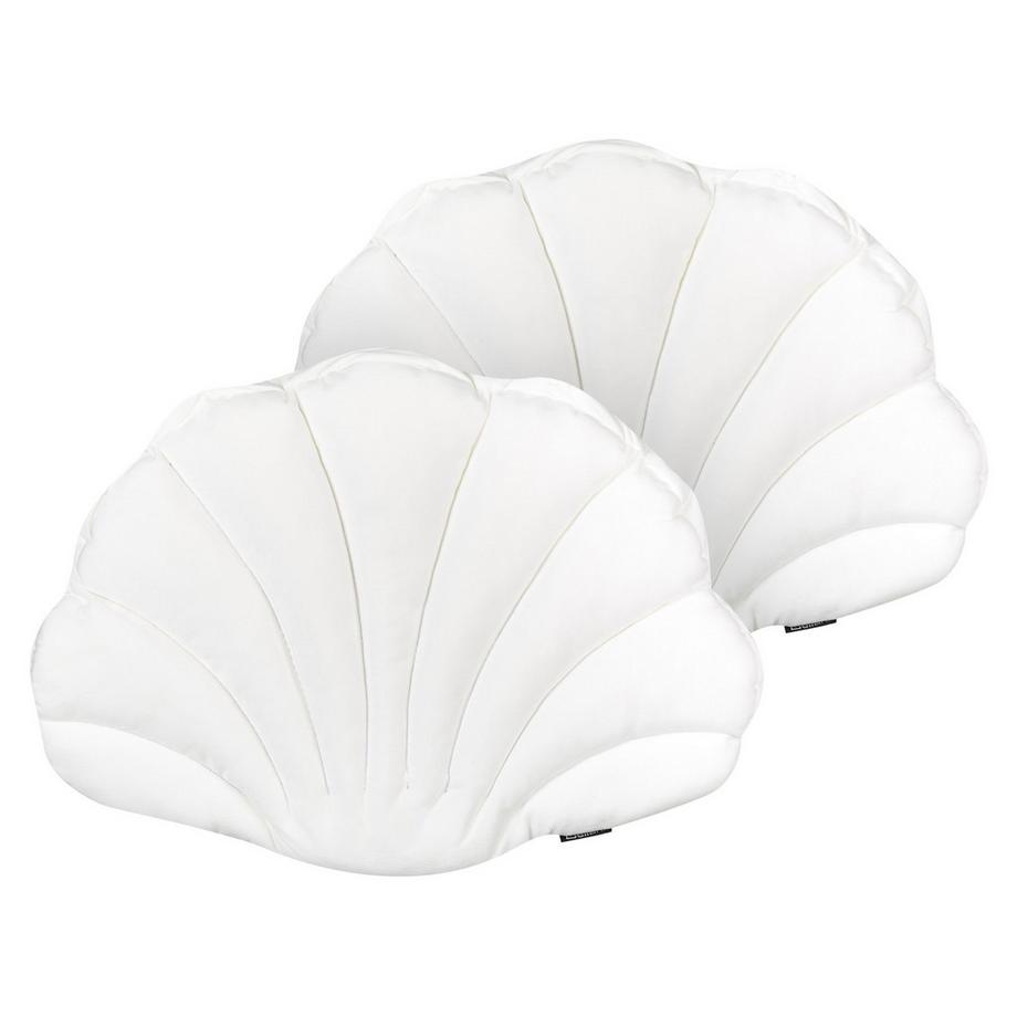 Beliani Dekokissen 2er Set aus Samtstoff Modern CONSOLIDA  