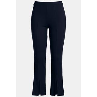 Ulla Popken  Leggings, ausgestelltes Bein, Rippjersey, Biobaumwolle 