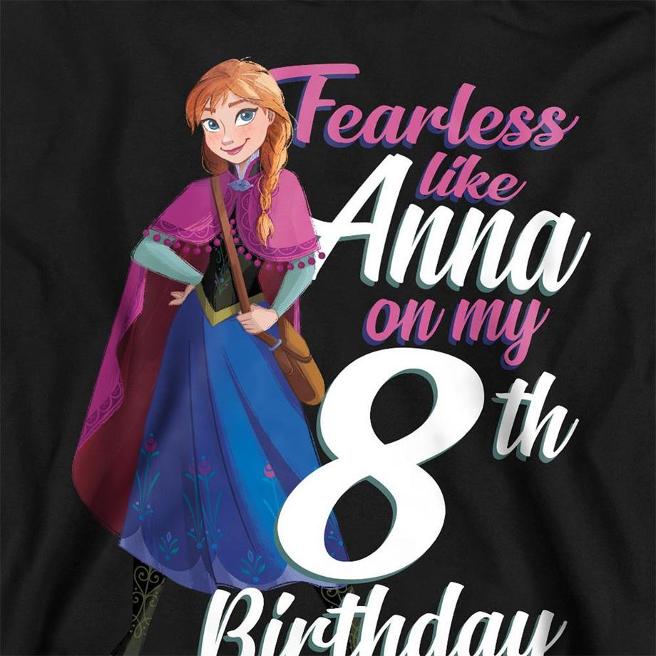 FROZEN  Sweat À Capuche 8ème Anniversaire Fearless Like Anna 